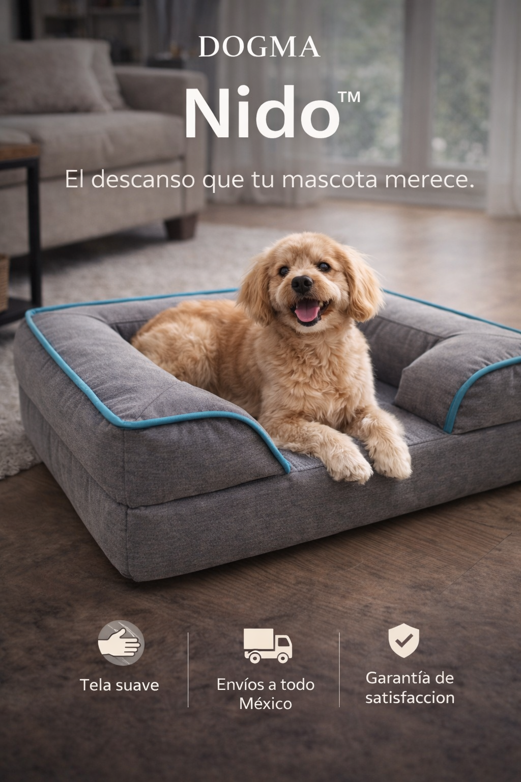 Nido® DOGMA — El descanso favorito de miles de mascotas.